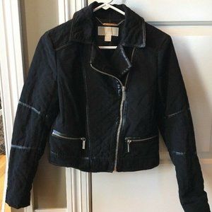 michael kors women's black jacket